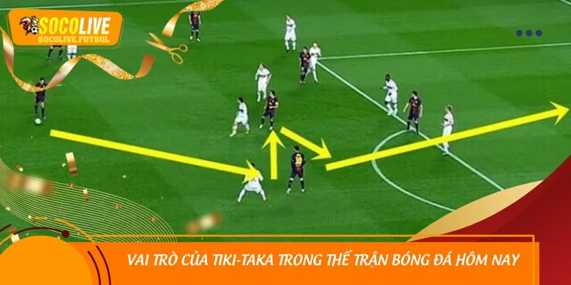 Vai trò của tiki-taka trong thế trận bóng đá hôm nay